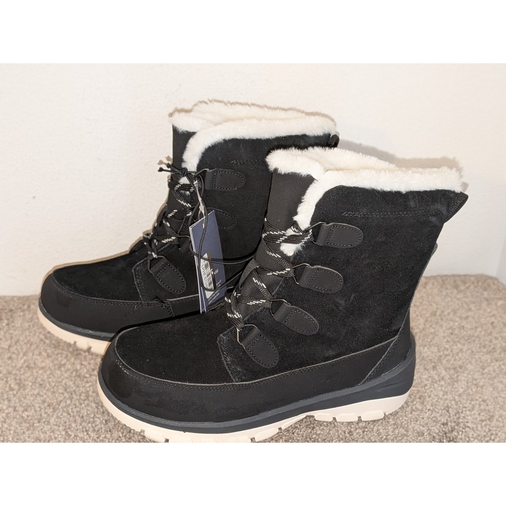 Universal Thread Black Waterproof Winter Boots Fa… - image 2